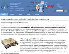 Fahrzeugortung, Fahrzeugortungssysteme, Handdrucker, App Programmierung München