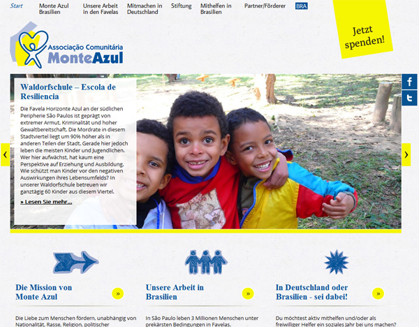 Monte Azul Spenden für Brasilien