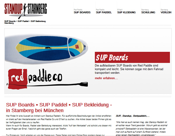 Standup Starnberg - Boards und Paddel